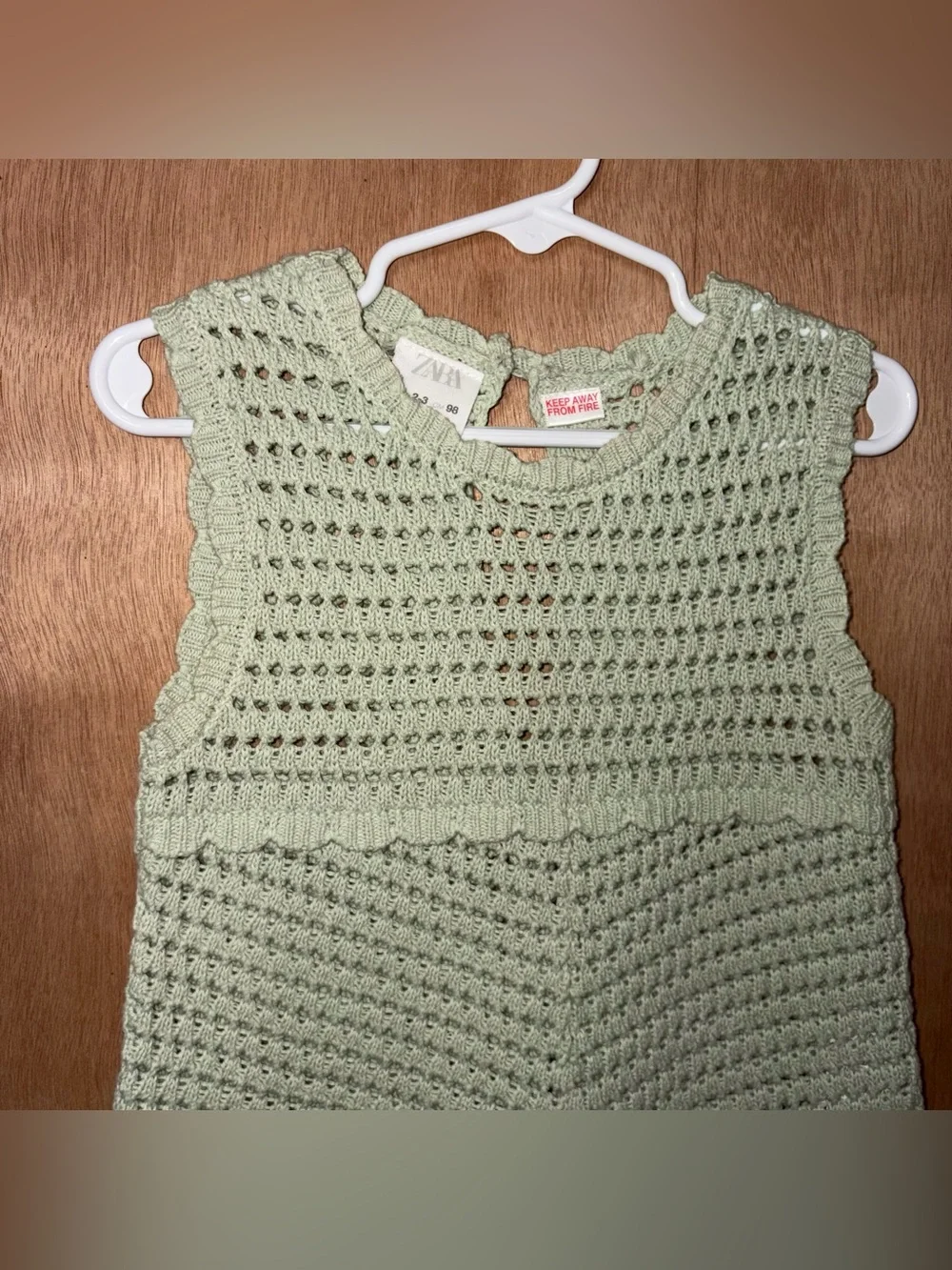 Green Girls' Dress Romper Zara 2-3years